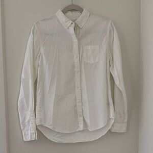Universal Thread Camden Shirt - White Women’s Button Down Shirt 100% Cotton